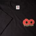 Remembrance Sunday Poppy T-shirt with wording 